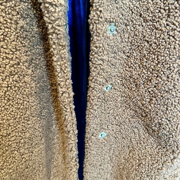 J. Crew Brown Teddy Coat Style AB913 - Picture 5 of 9